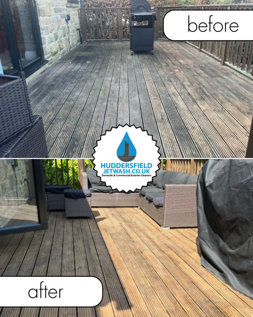 Decking Cleaning in Lindley Huddersfield
